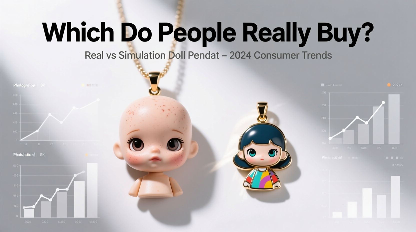 simulation doll pendant vs real doll pendant which one are people actually buying