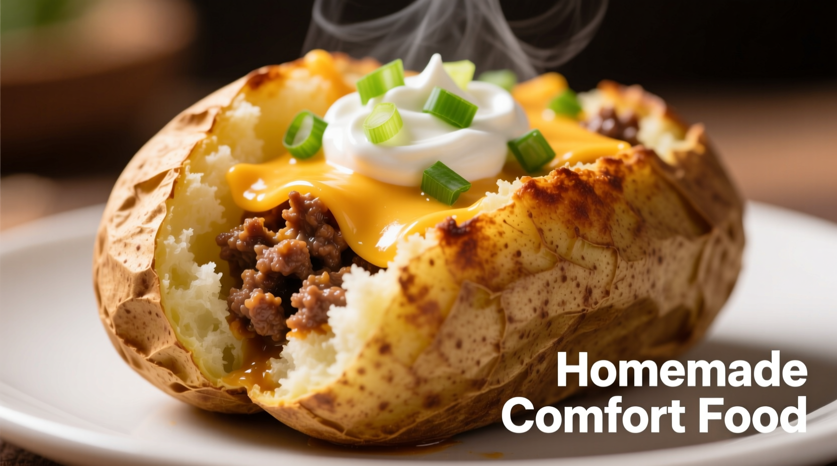 Perfect Baked Potato with Ground Beef Recipe