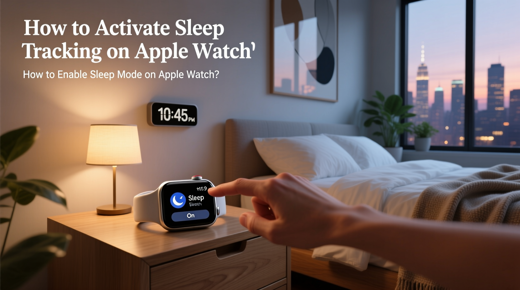 how to enable sleep tracking on apple watch