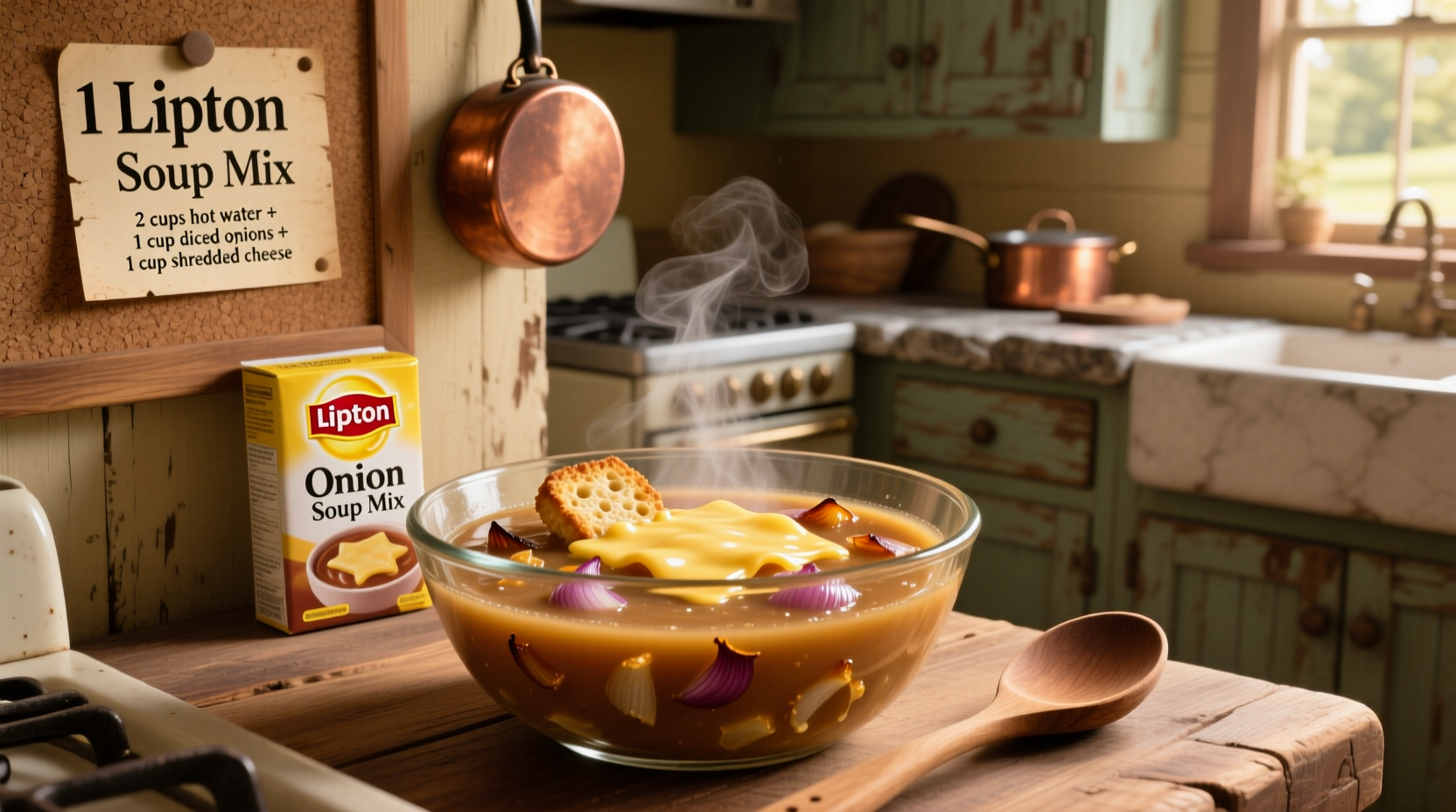 Classic Lipton Onion Soup Mix Soup Recipe in 25 Minutes