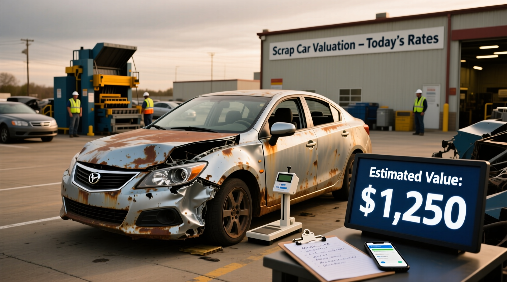 how much to scrap my car