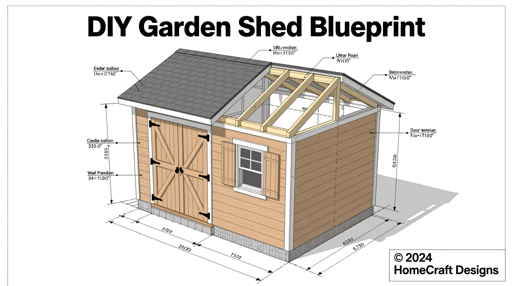 diy shed blueprints