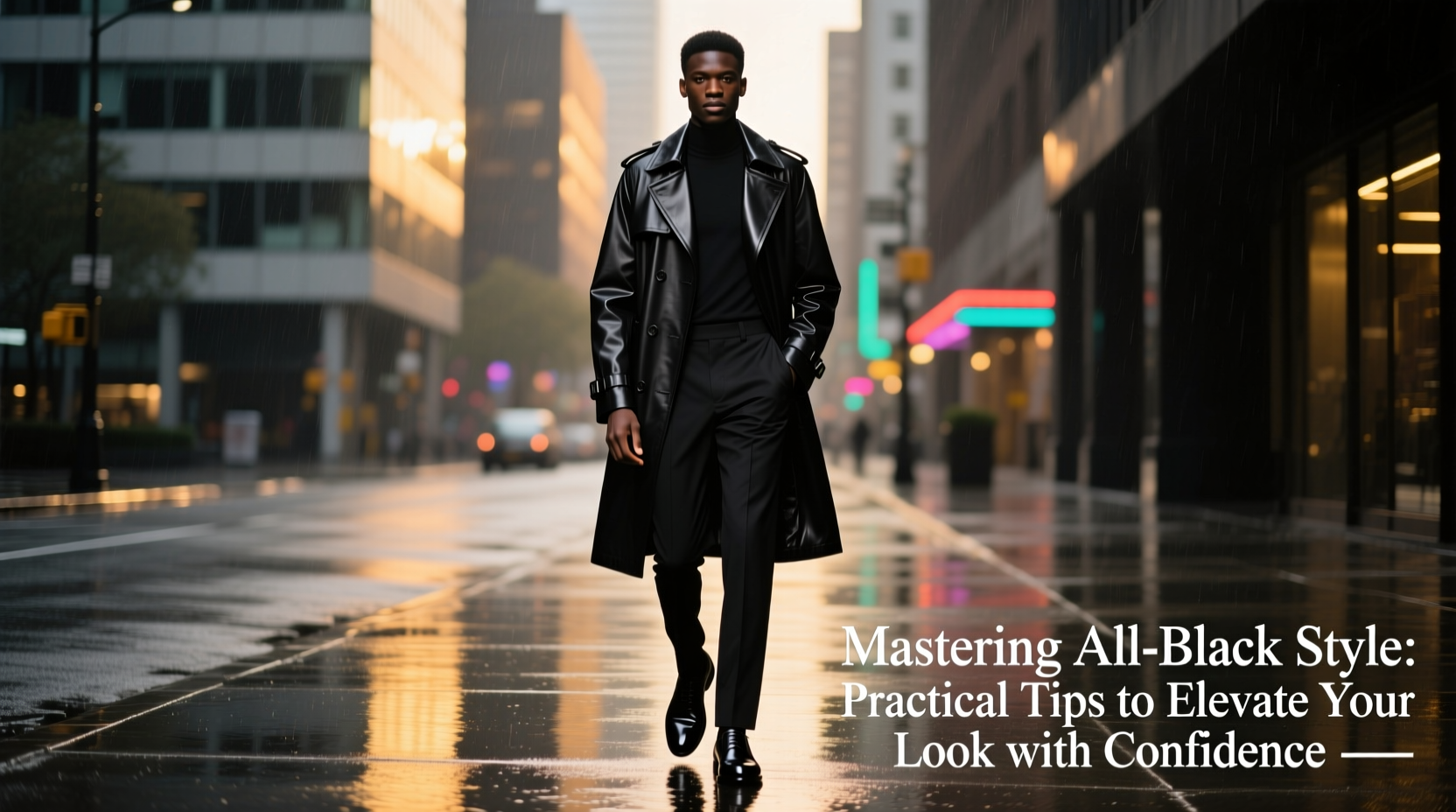 mastering all black style practical tips to elevate your look with confidence