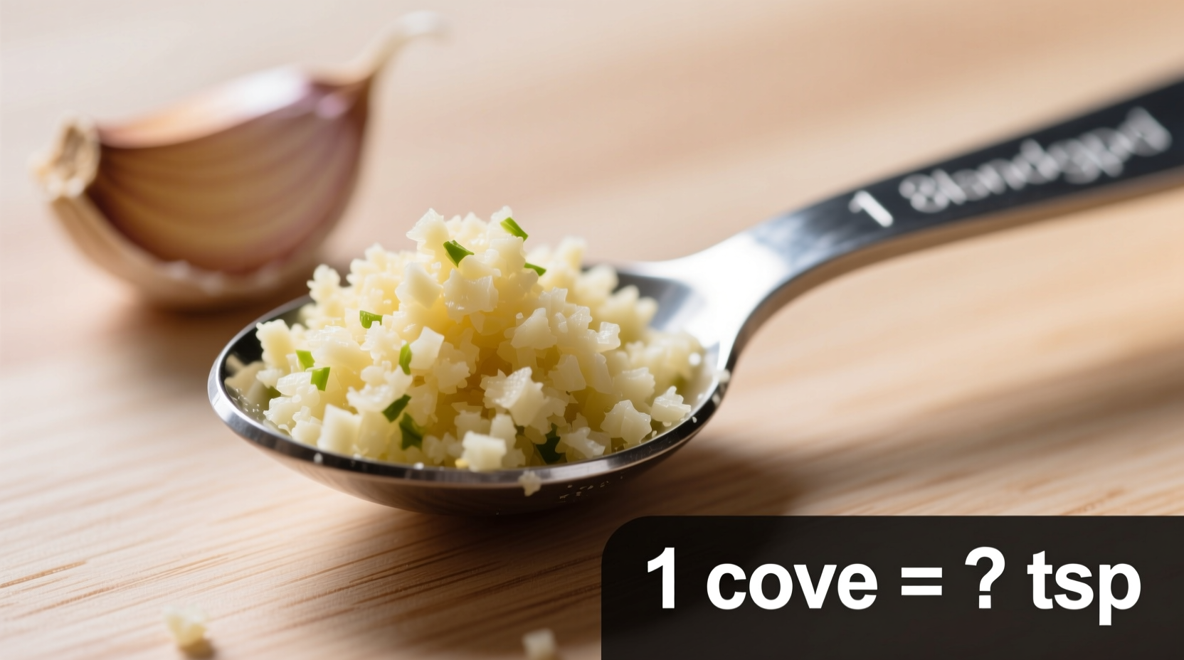 1 Clove Garlic Equals How Many Teaspoons Minced: Exact Conversion