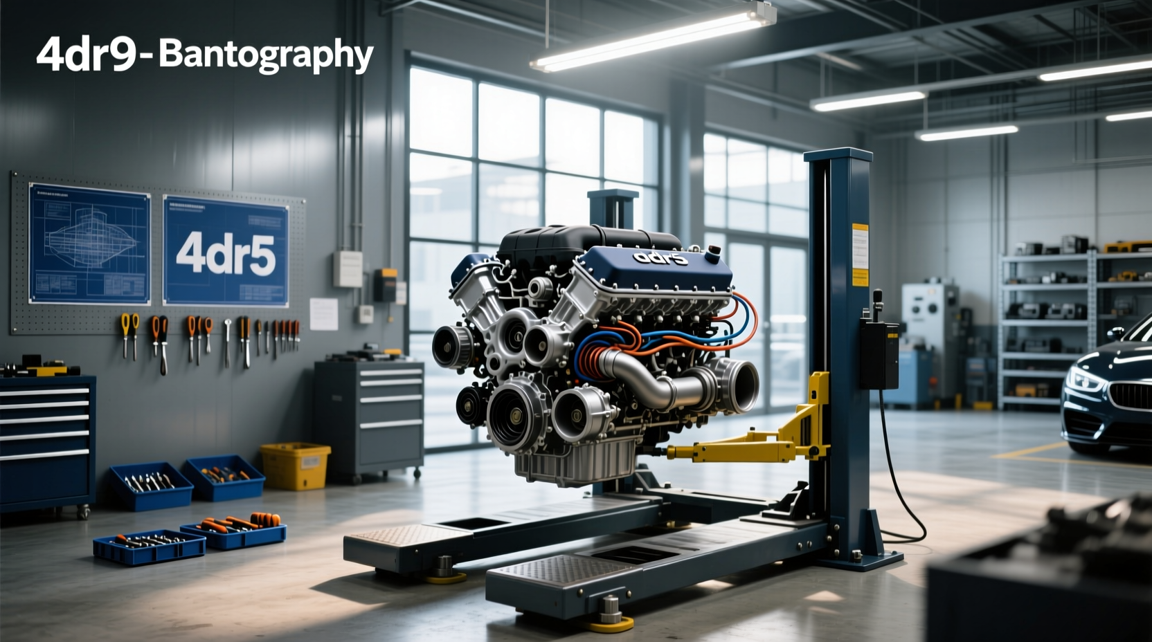 What is the 4DR5 engine used for and how to find parts?