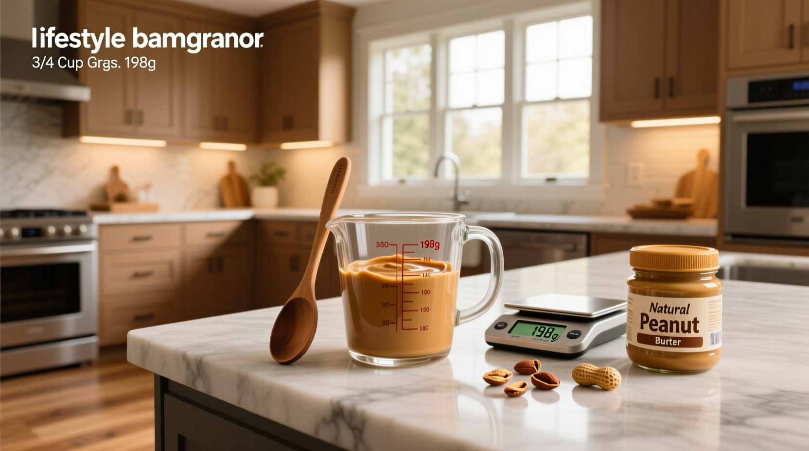 3/4 cup peanut butter in grams quick conversion guide