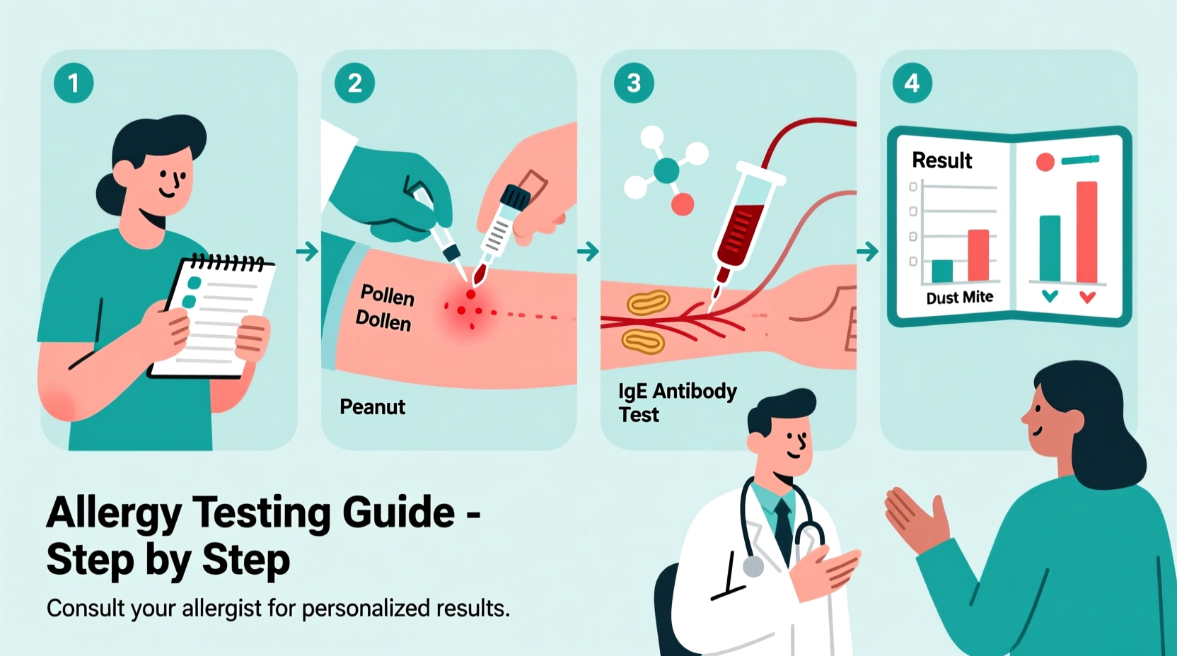how to prepare for and understand allergy testing a step by step guide