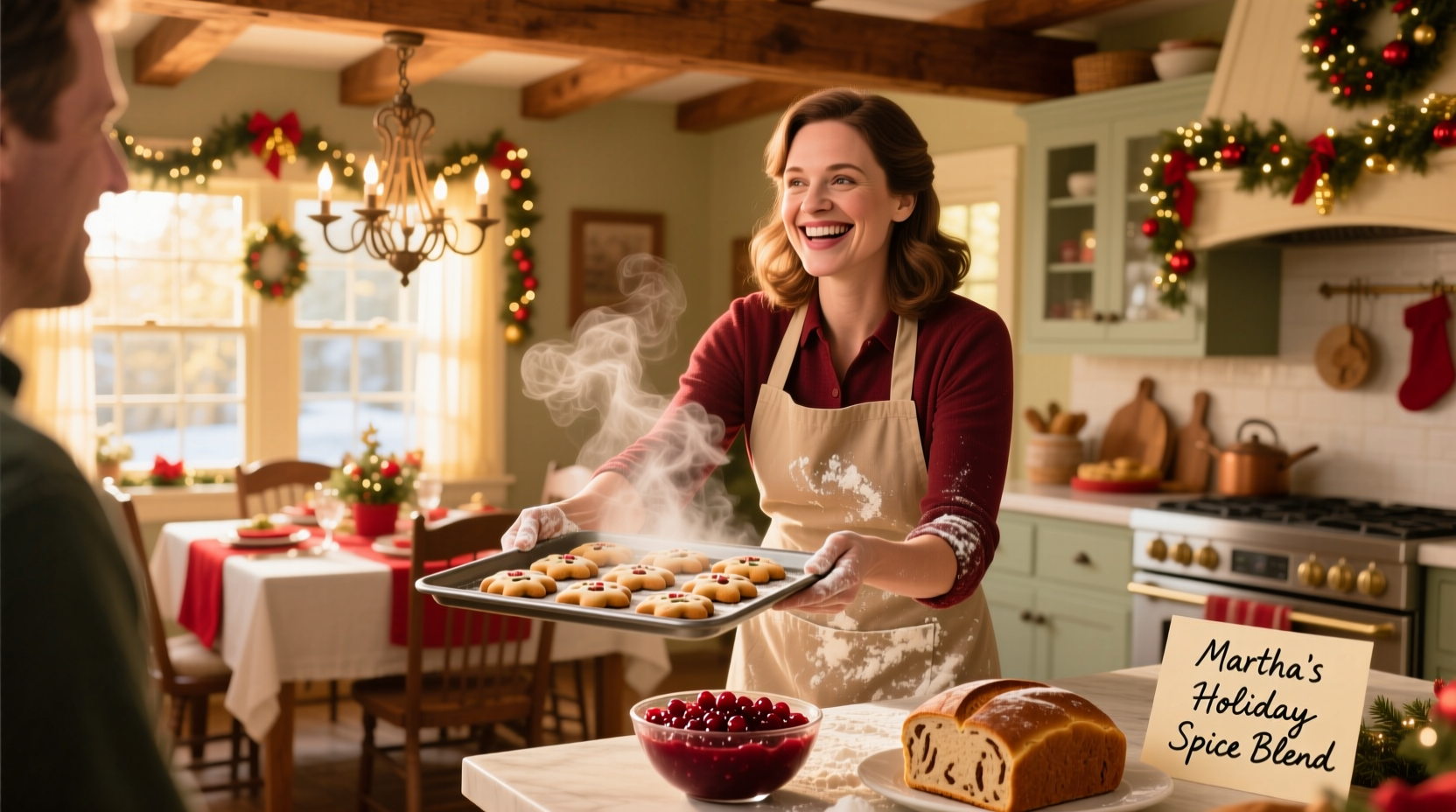 martha reveals her holiday hosting tips and party recipes