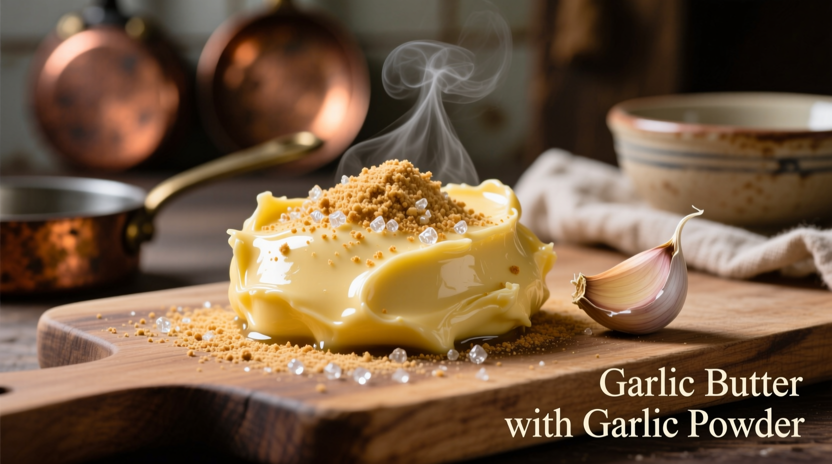 garlic butter with garlic powder
