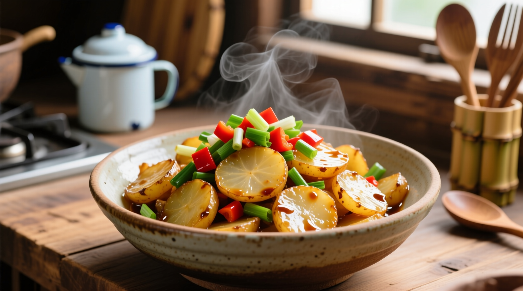 asian potato dish