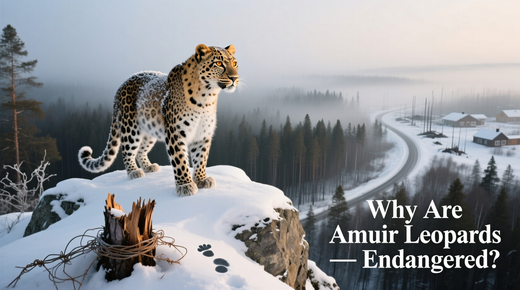 why are amur leopards endangered key threats conservation
