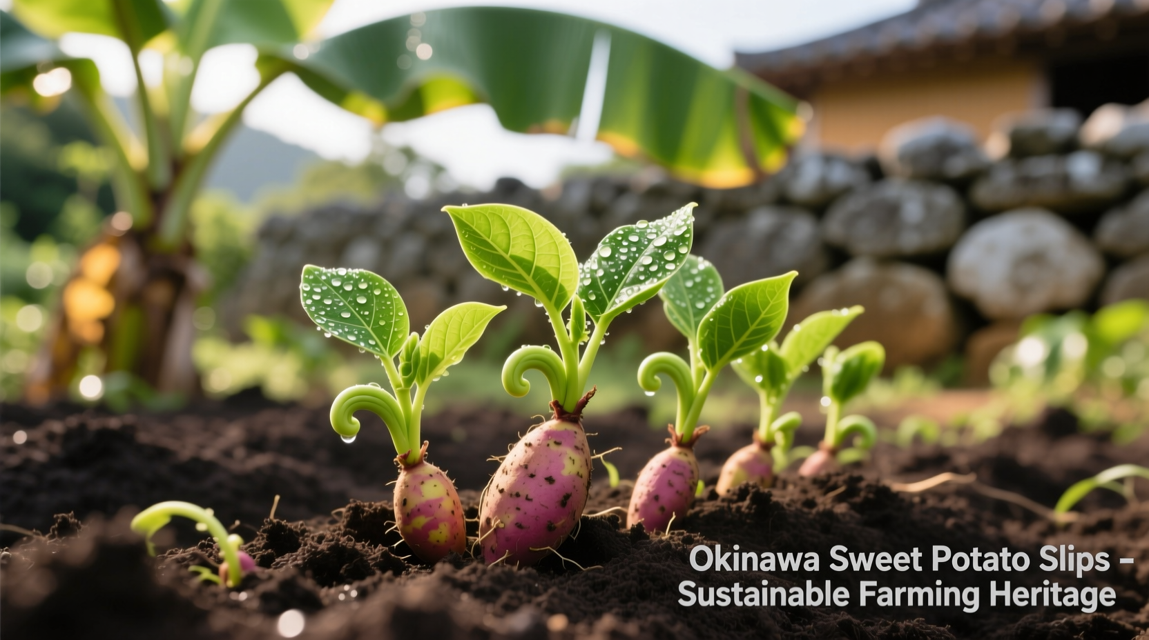 okinawa sweet potato slips