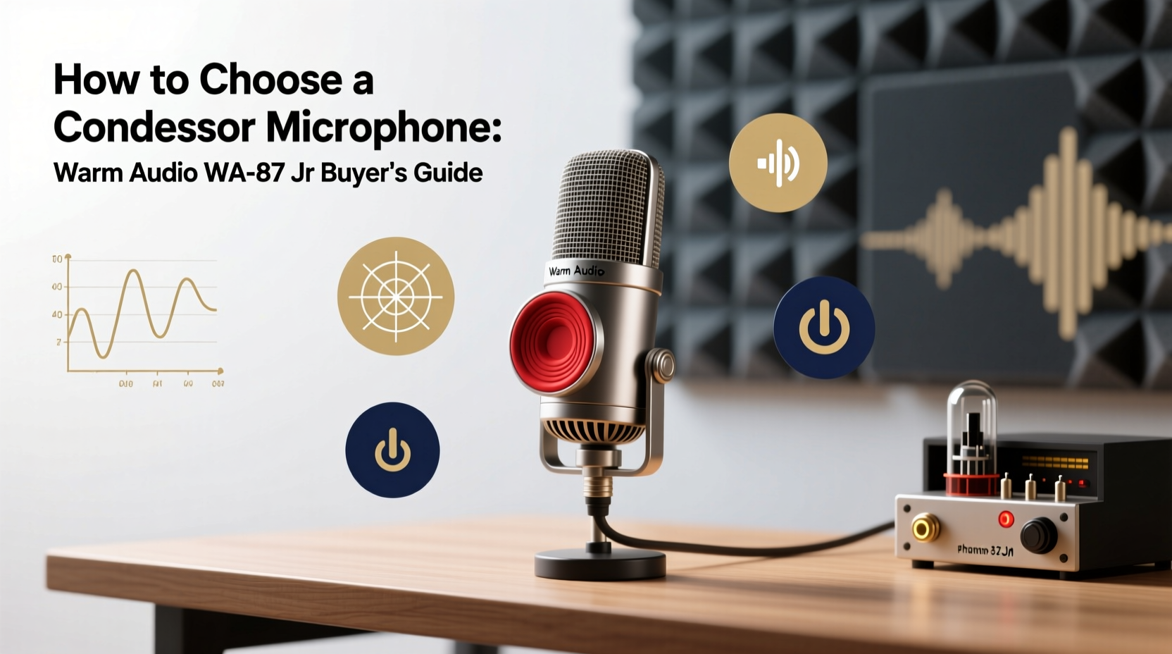 condenser microphone warm audio wa 87 jr