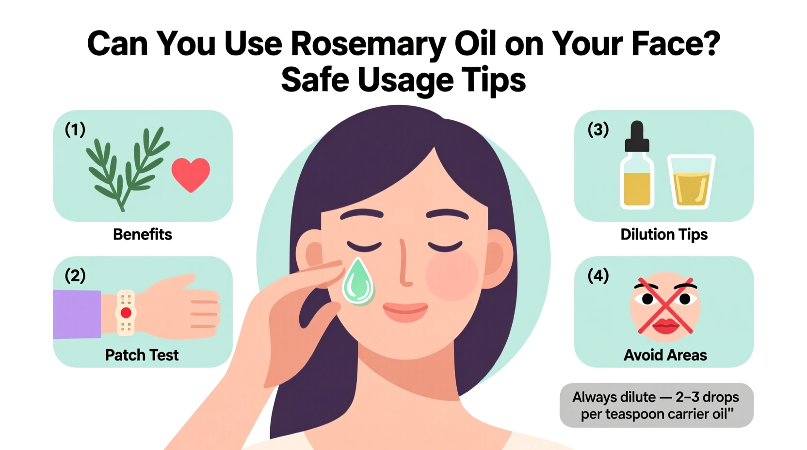 can you use rosemary oil on your face