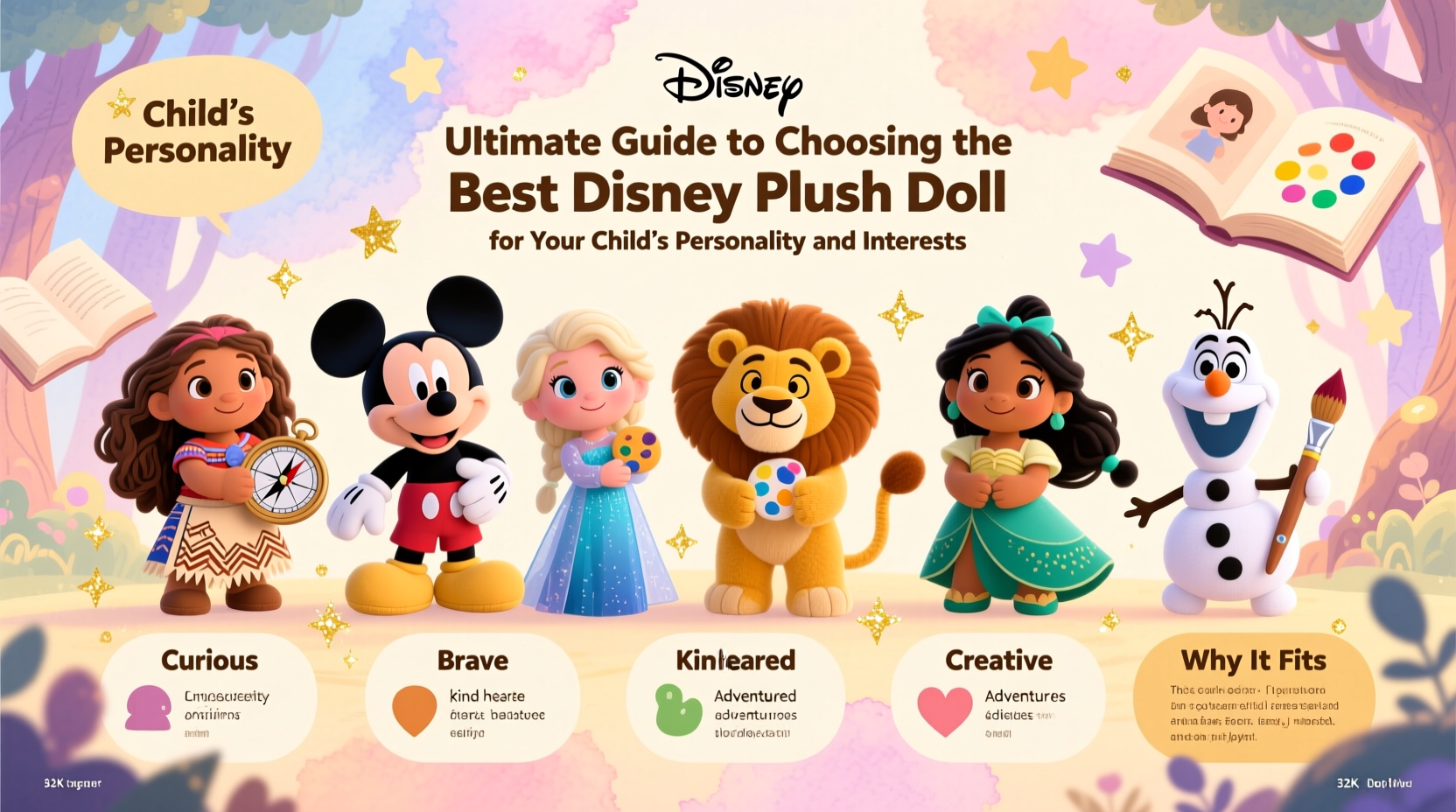 ultimate guide to choosing the best disney plush doll for your childs personality and interests