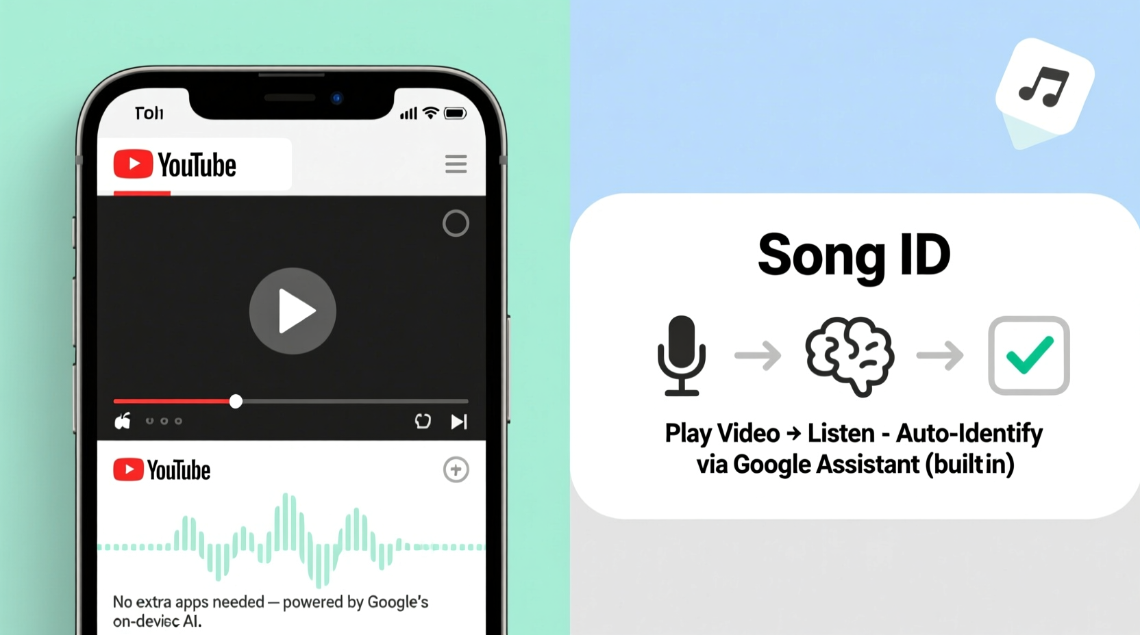 how to easily identify songs in youtube videos without extra apps