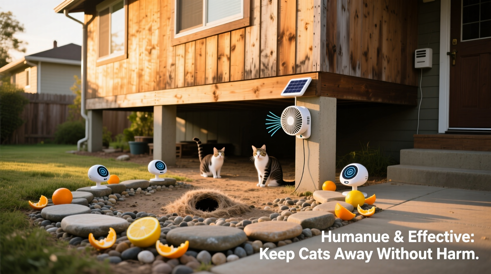 effective strategies to keep cats away from under your house without harm