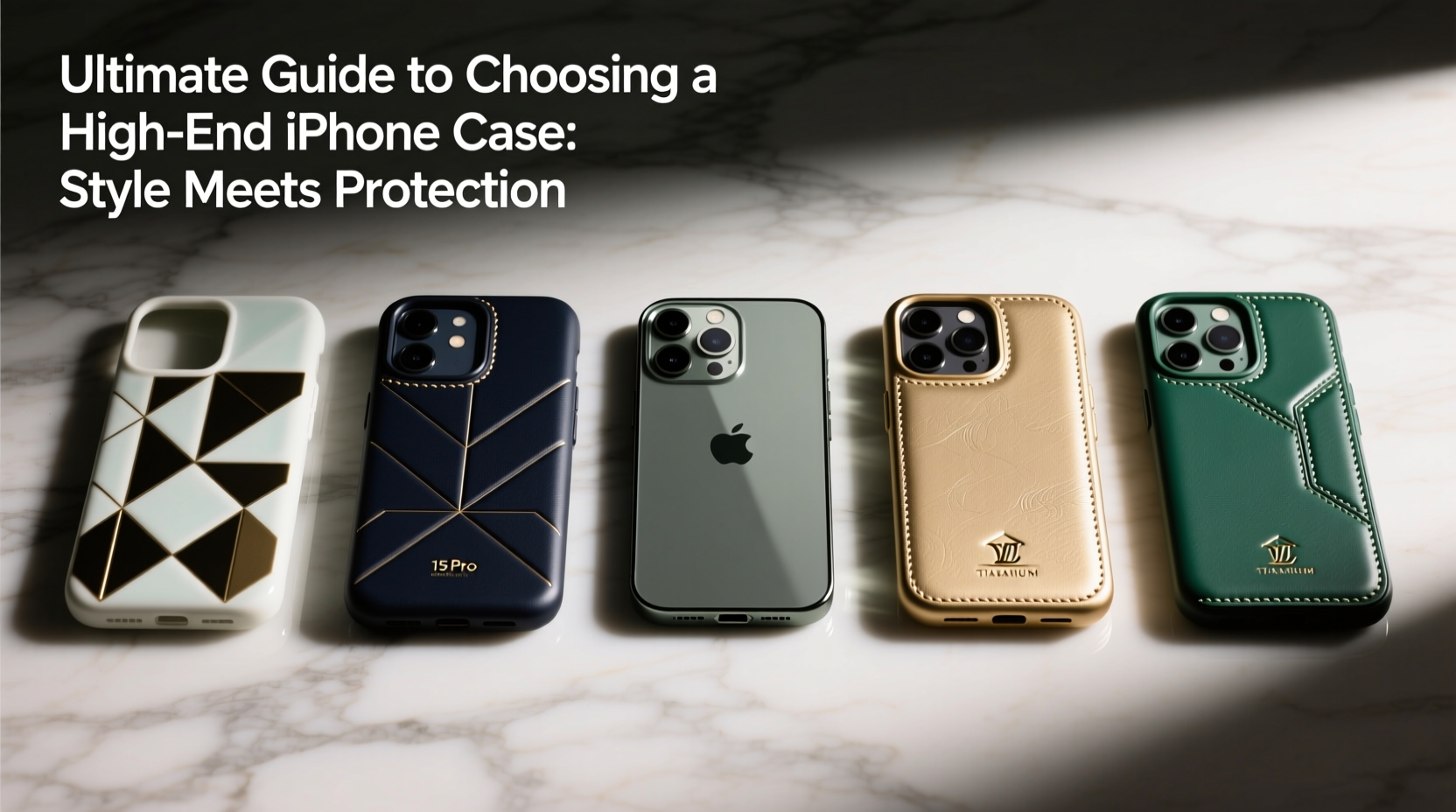 ultimate guide to choosing a high end iphone case that combines style and protection