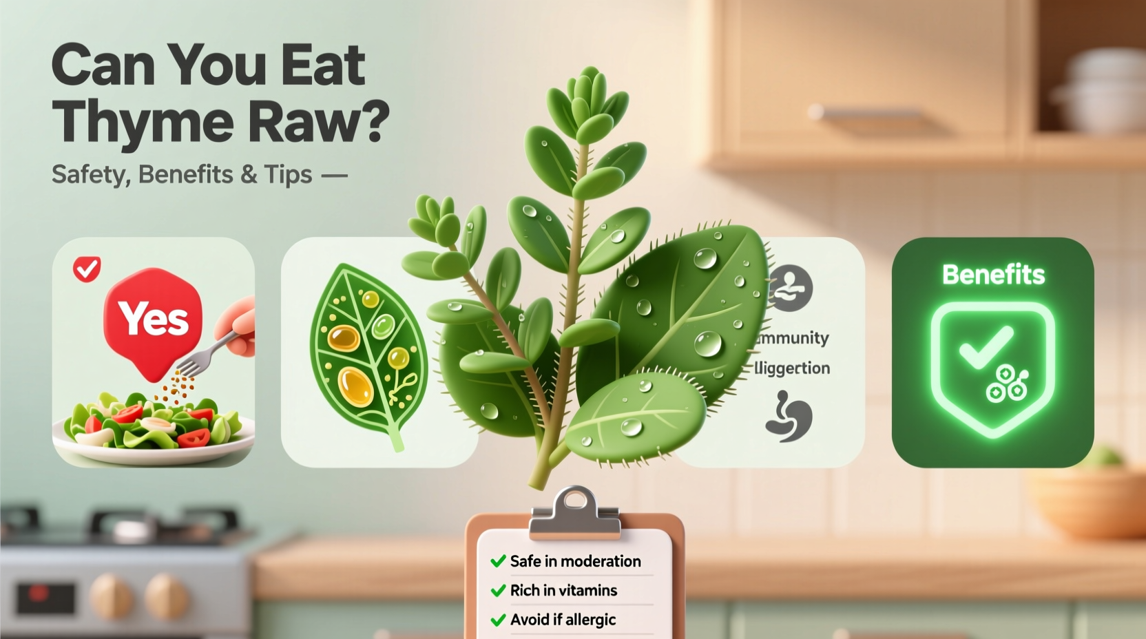 Can You Eat Thyme Raw? Safety, Benefits & Tips