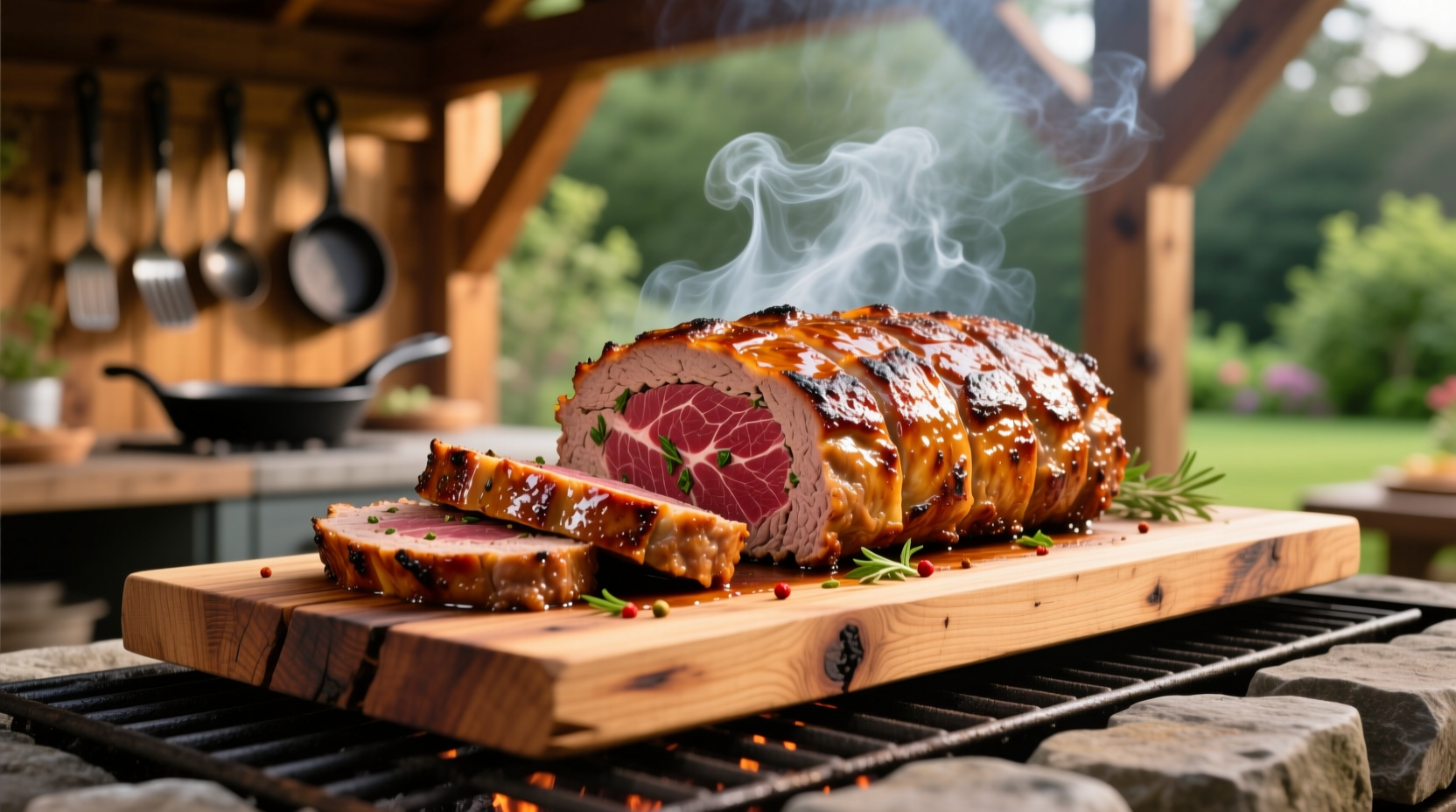 grilling planked meatloaf