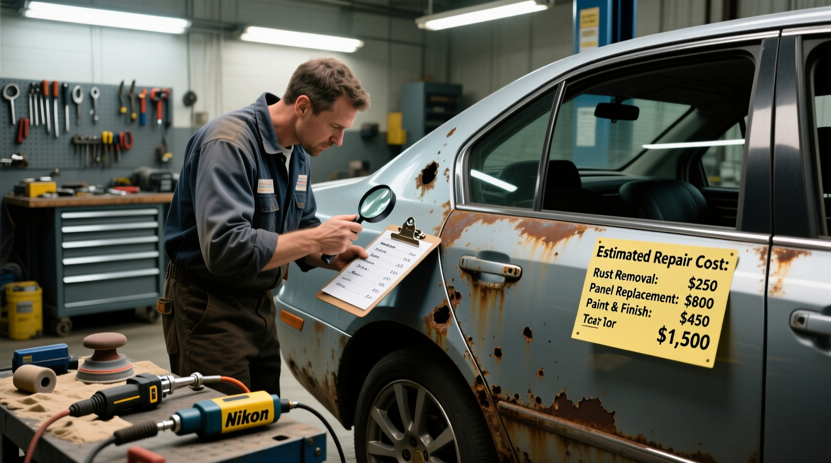 how much is it to fix rust on a car