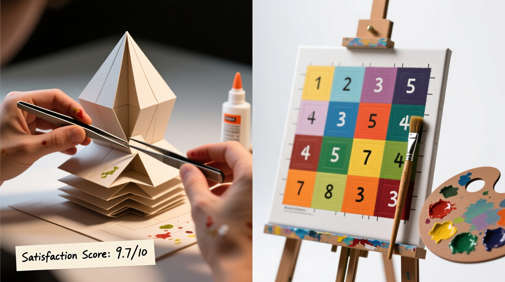 3d paper model vs paint by numbers which craft is more satisfying