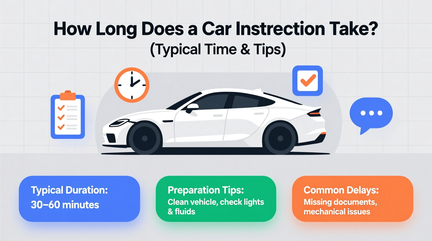 how long does it take to get your car inspected