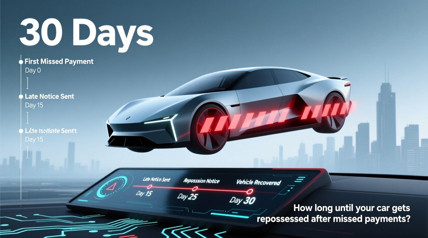 how long until your car gets repossessed