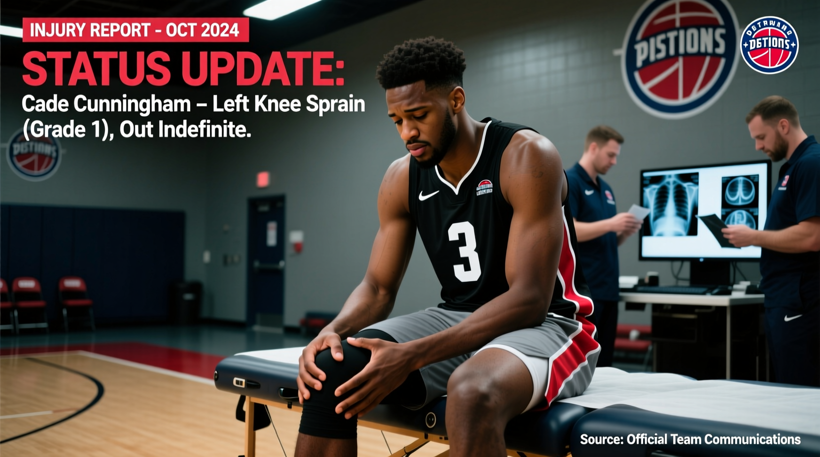 why isnt cade cunningham playing tonight injury updates status