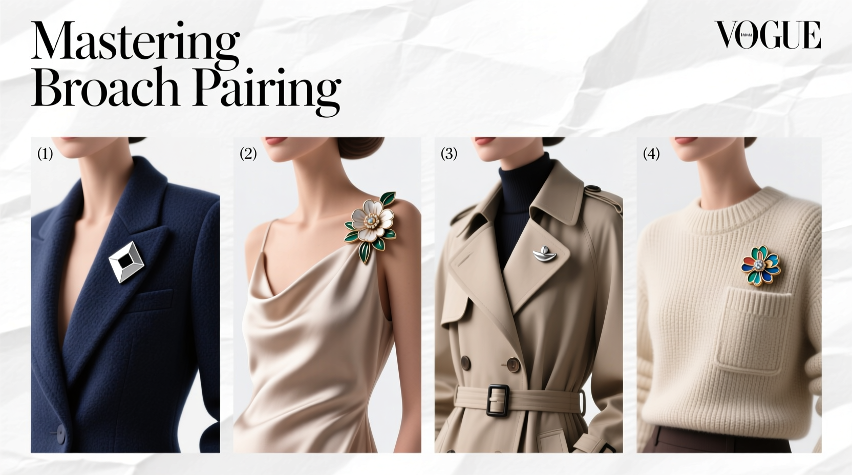 mastering brooch pairing a stylish guide to matching brooches with every clothing type