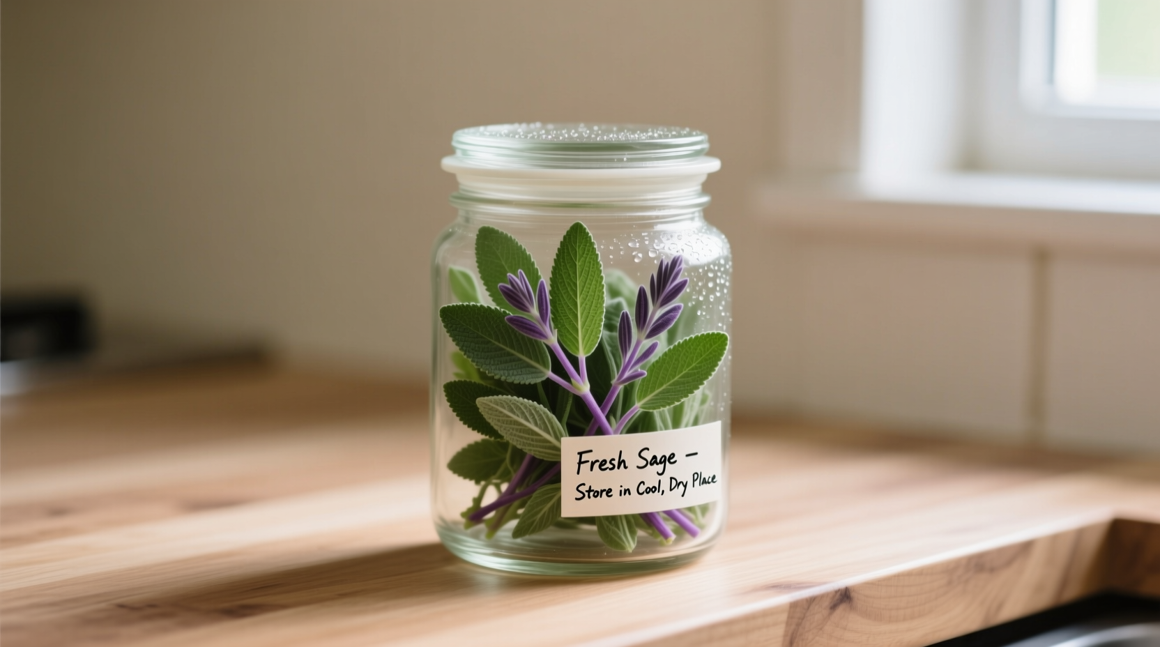 how do you store fresh sage