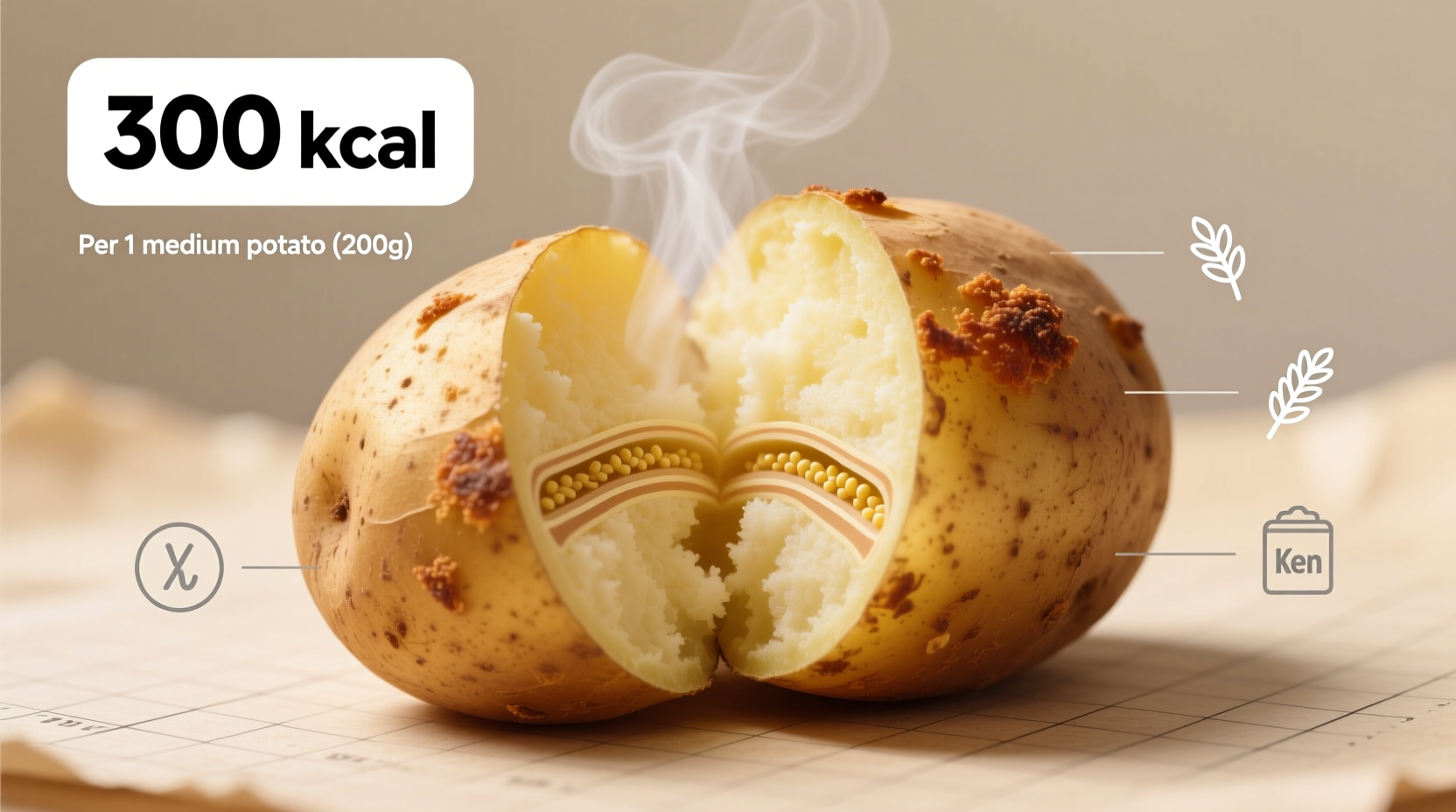 calories in a baked potato