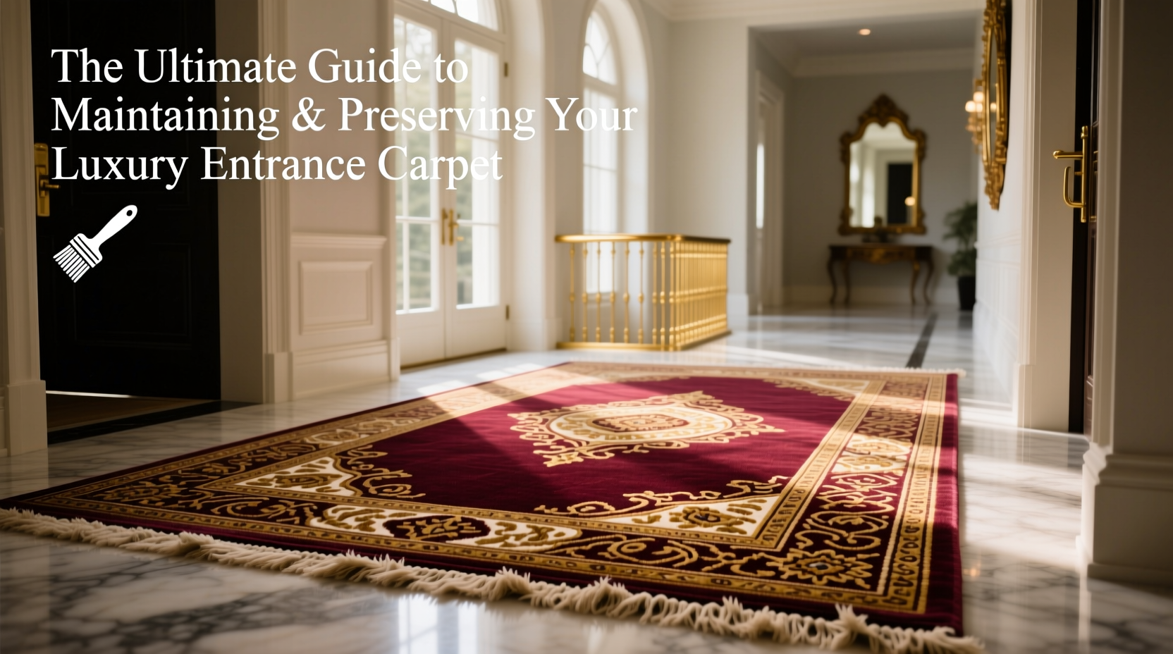 the ultimate guide to maintaining and preserving your luxury entrance carpet