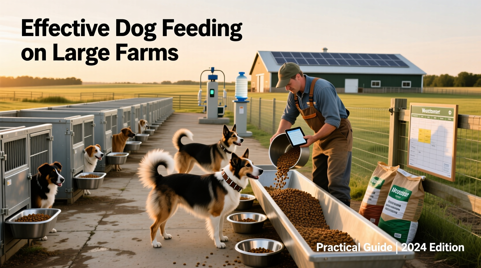 effective strategies for feeding dogs on large farms a practical guide
