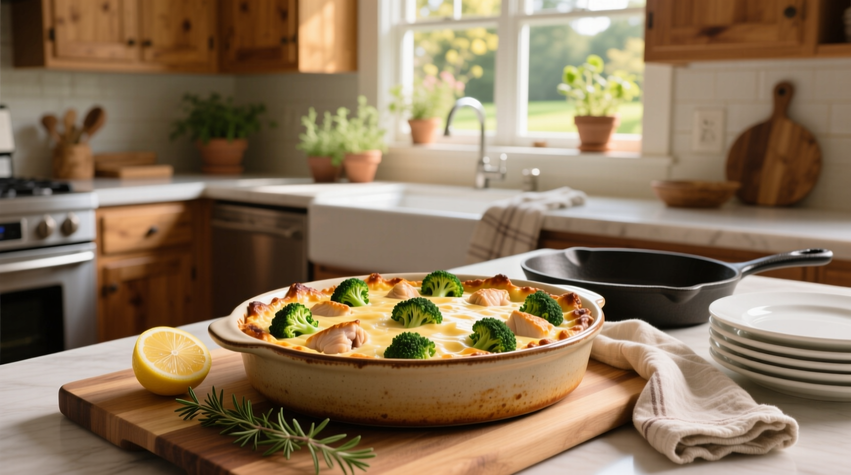 5 ingredient chicken broccoli casserole