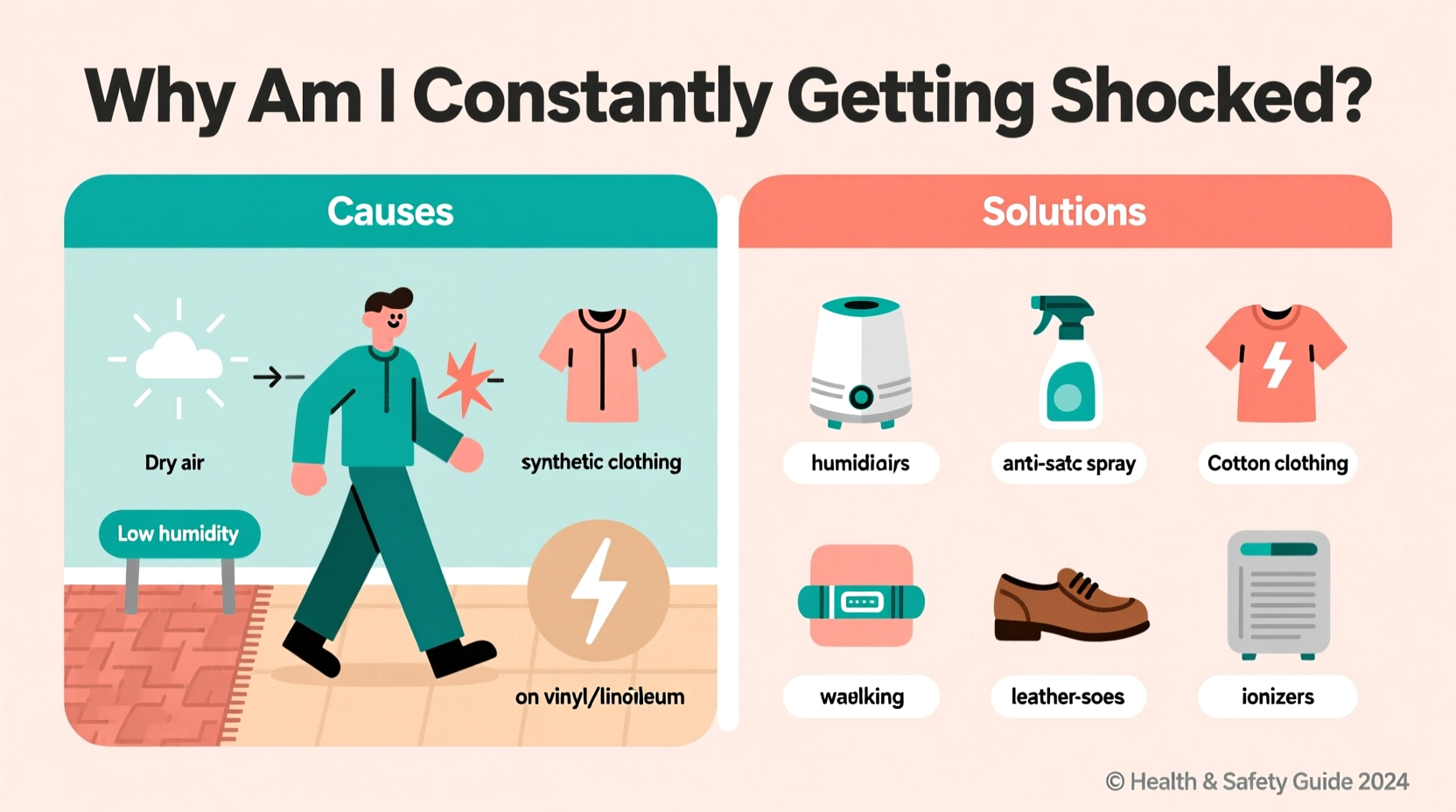 why am i constantly getting shocked causes solutions