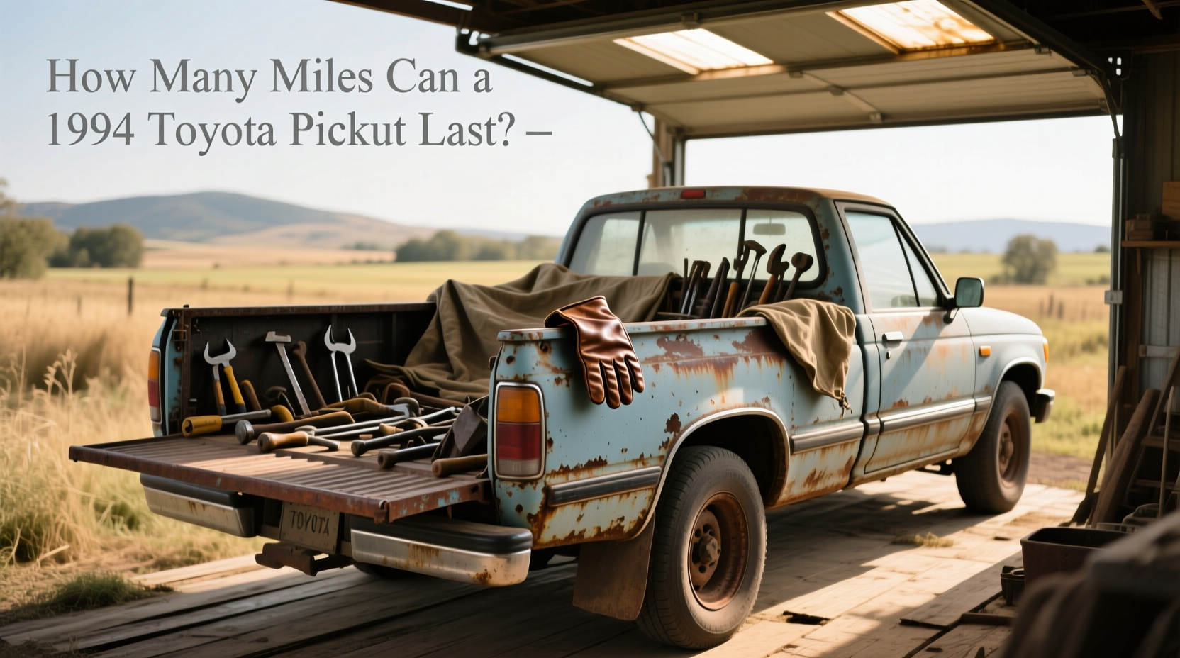 1994 toyota pickup mileage bed guide