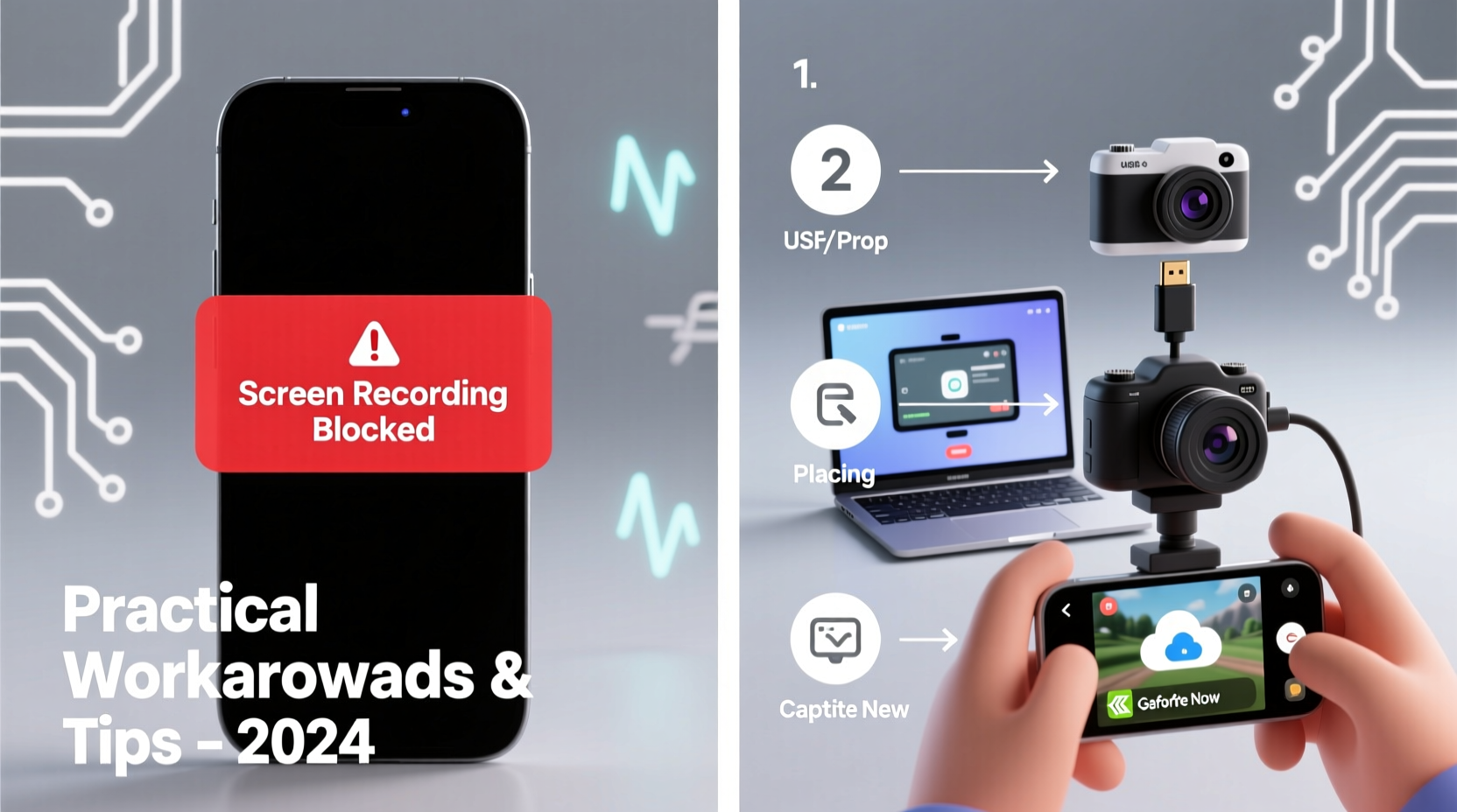 how to record mobile video when screen recording is blocked practical workarounds and tips