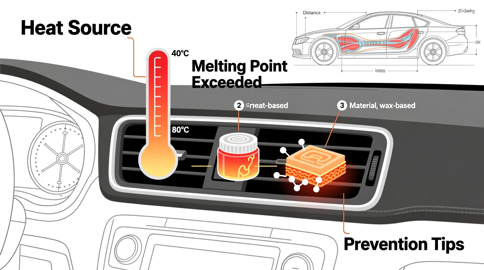 why air vent fresheners melt