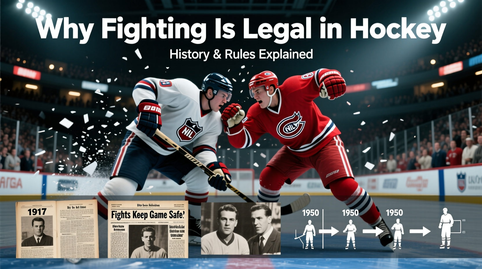 why is fighting legal in hockey reasons history explained