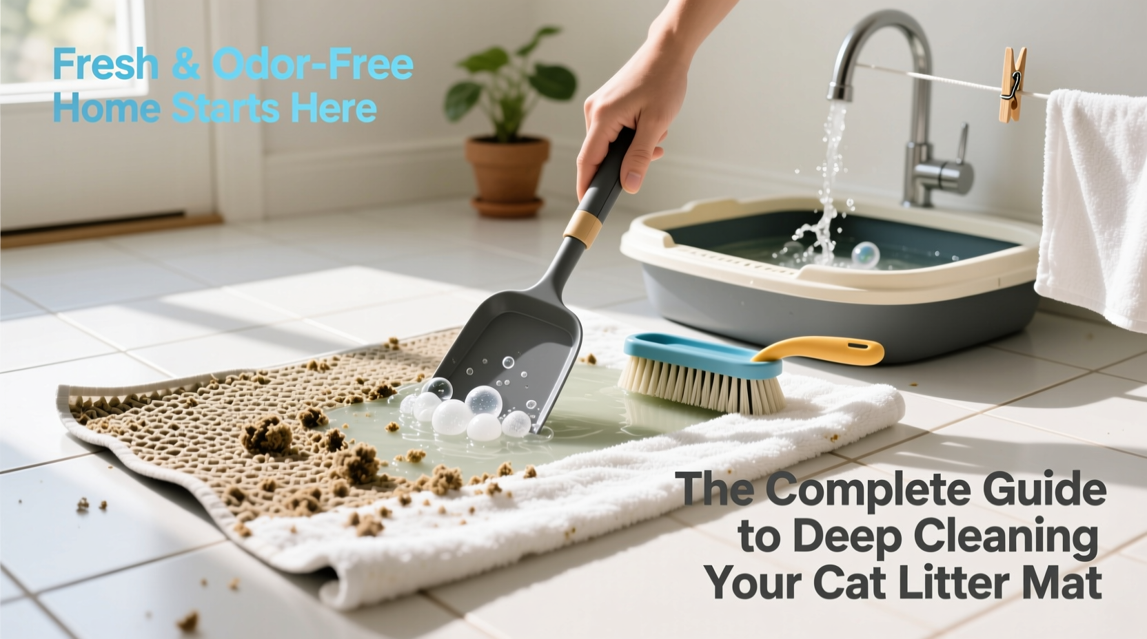 the complete guide to deep cleaning your cat litter mat for a fresh odor free home
