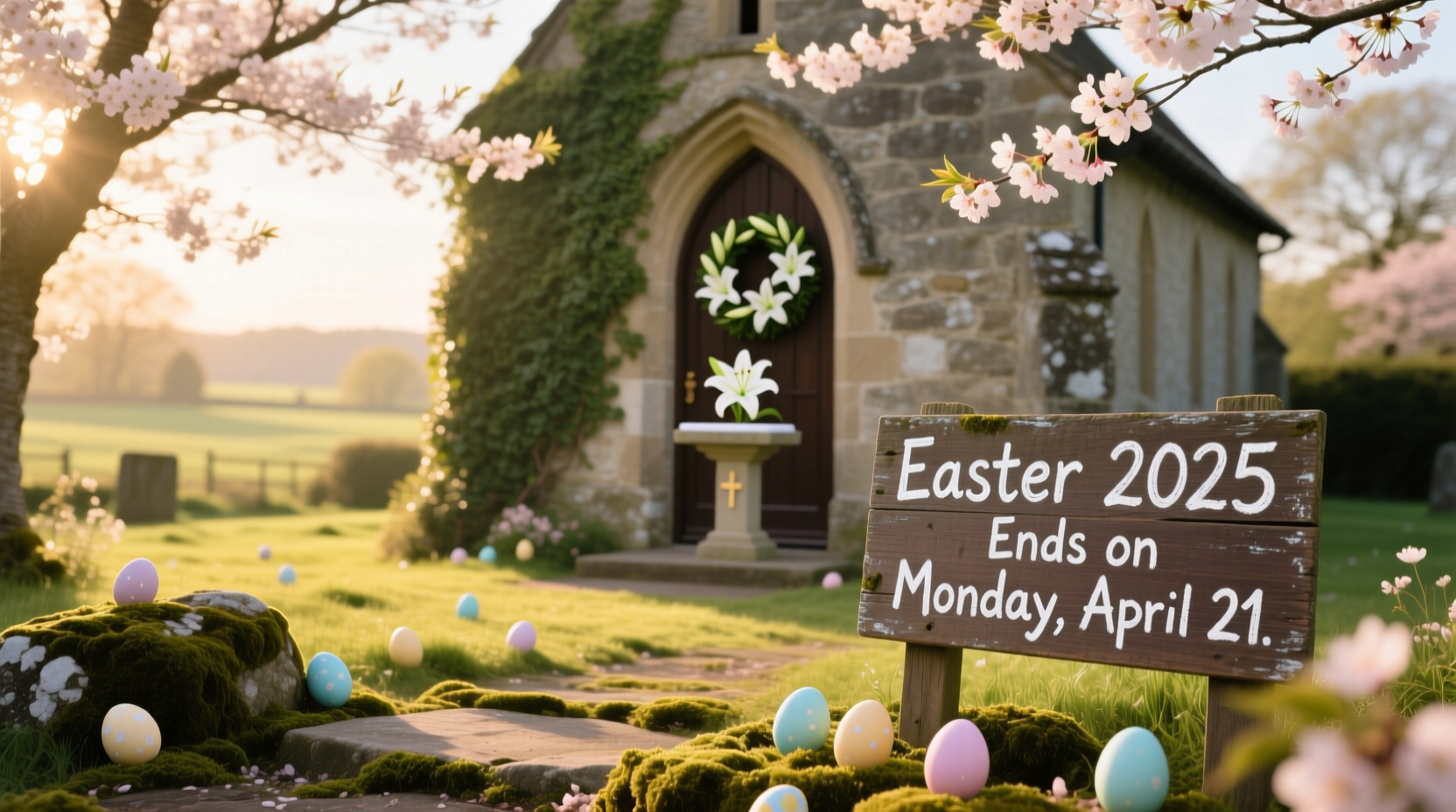 when does easter end in 2025