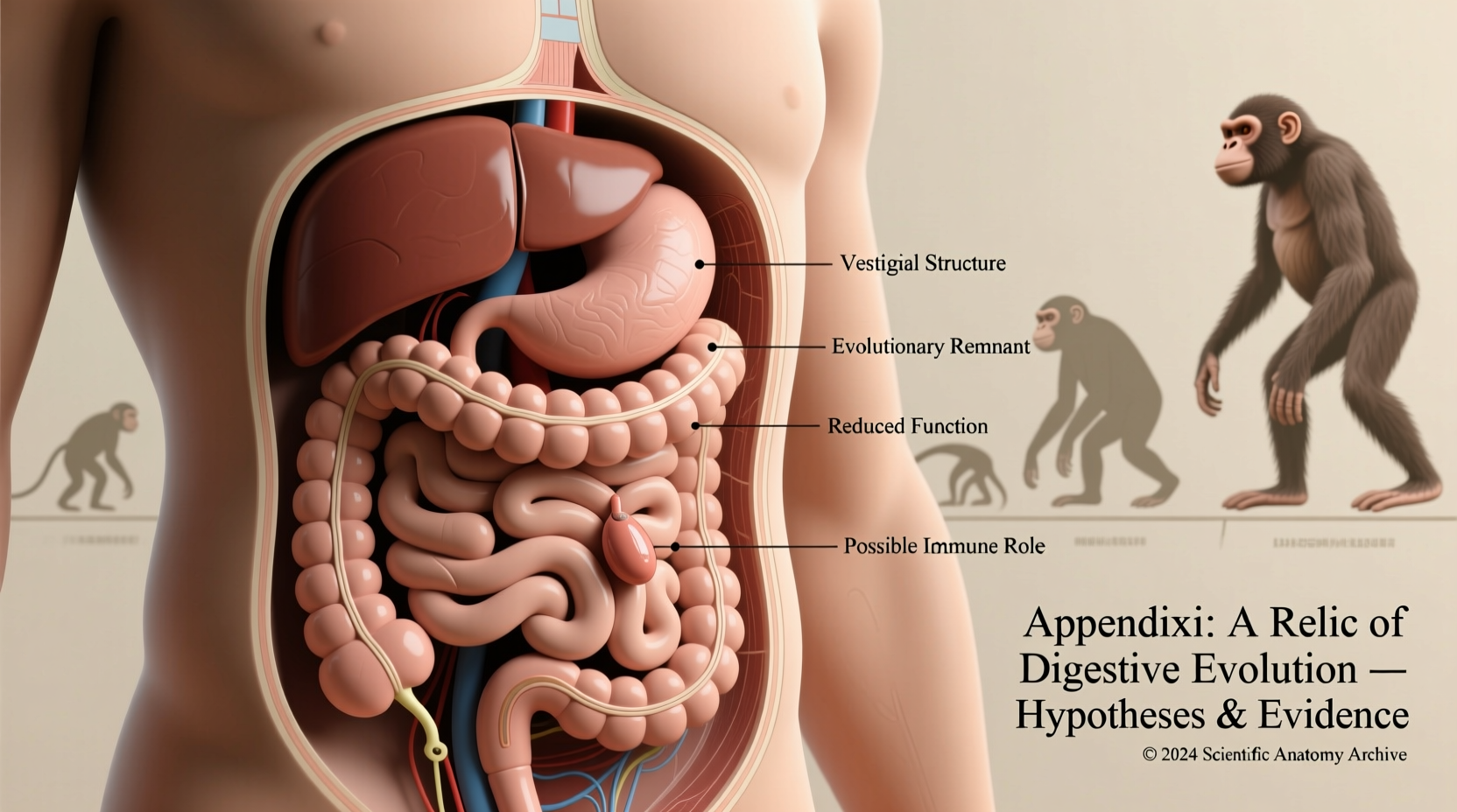 why do we have an appendix exploring vestigial organ theories