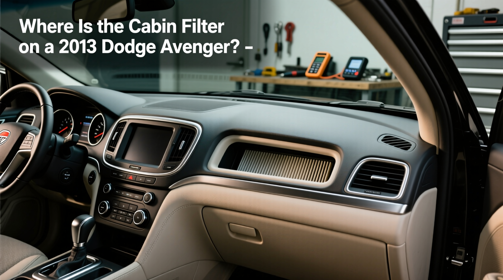 2013 dodge avenger cabin air filter location replacement