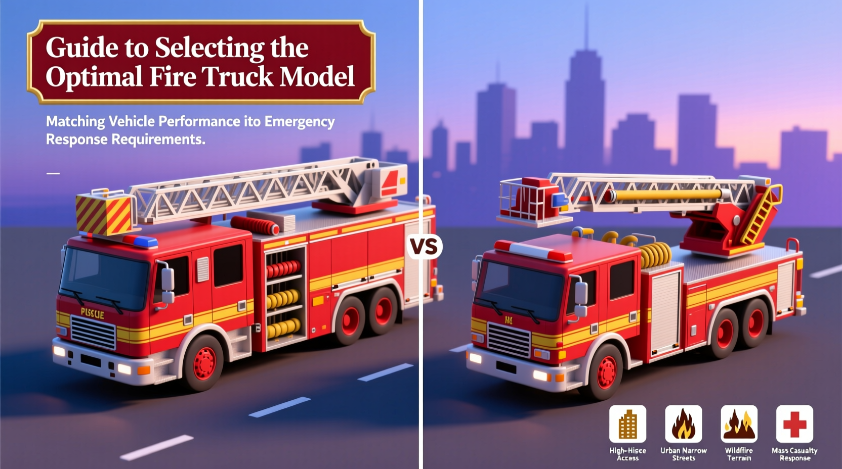 guide to choosing the best fire truck model for every need