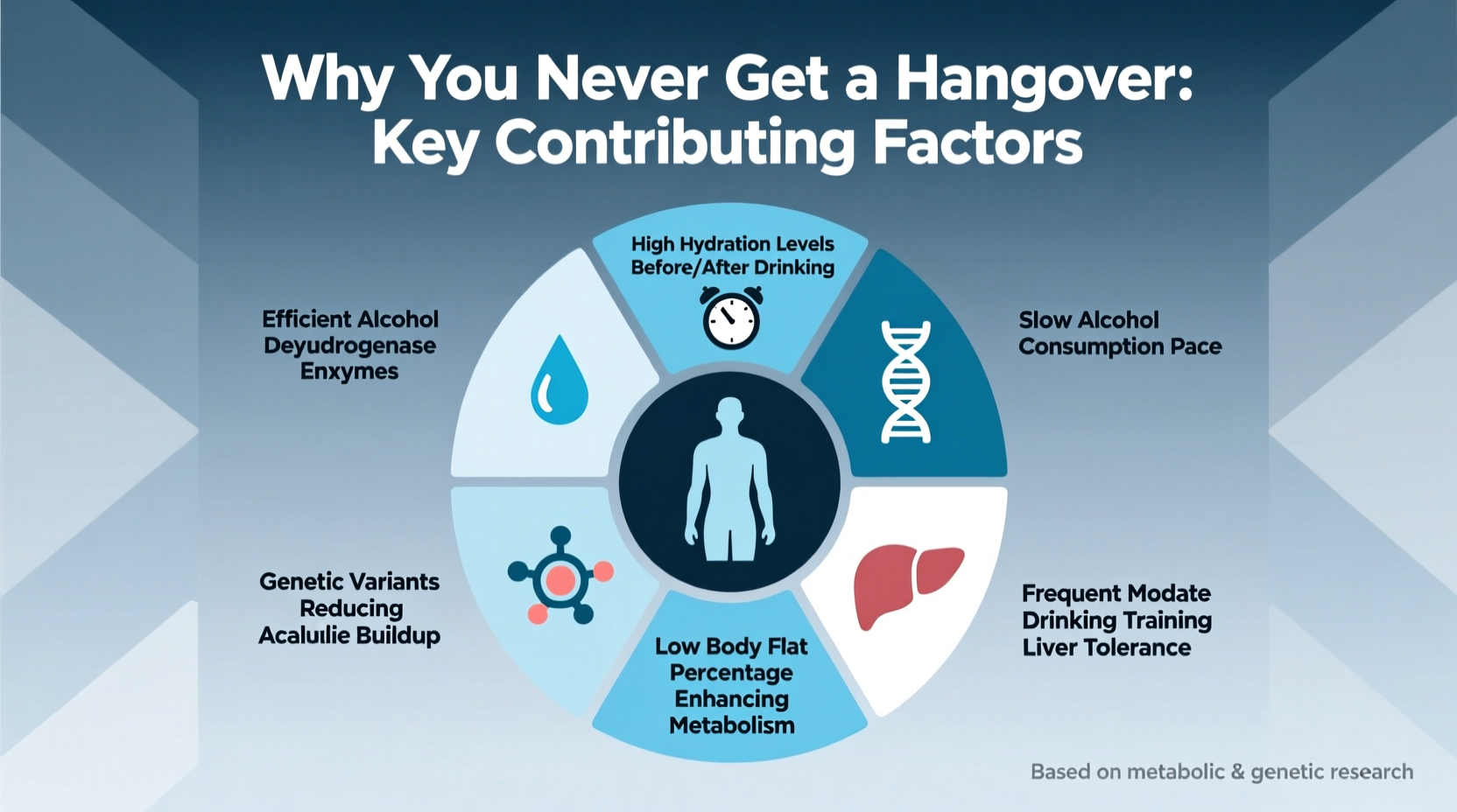 why do i never get hungover reasons contributing factors