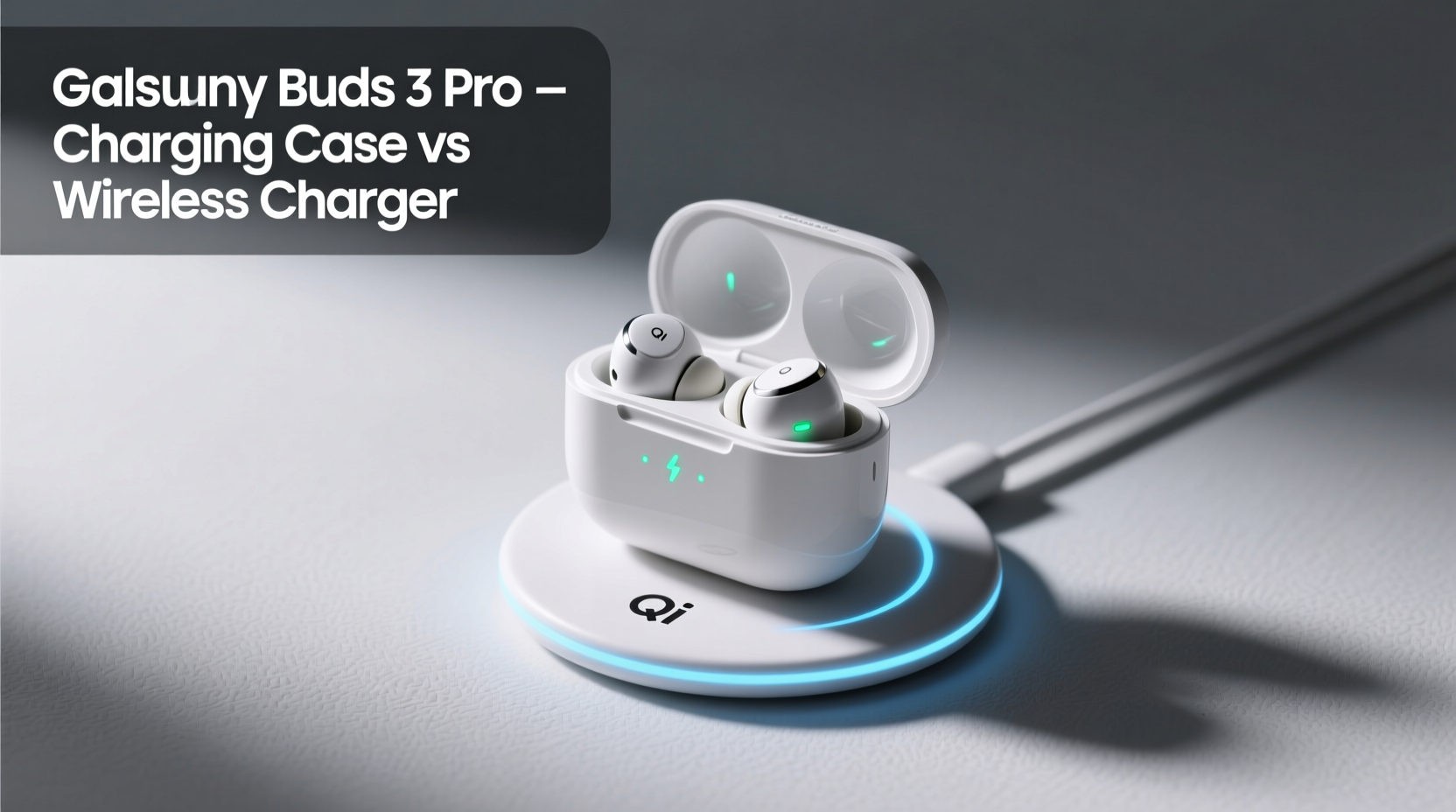 is the galaxy buds 3 pro charging case necessary or can i just use a wireless charger