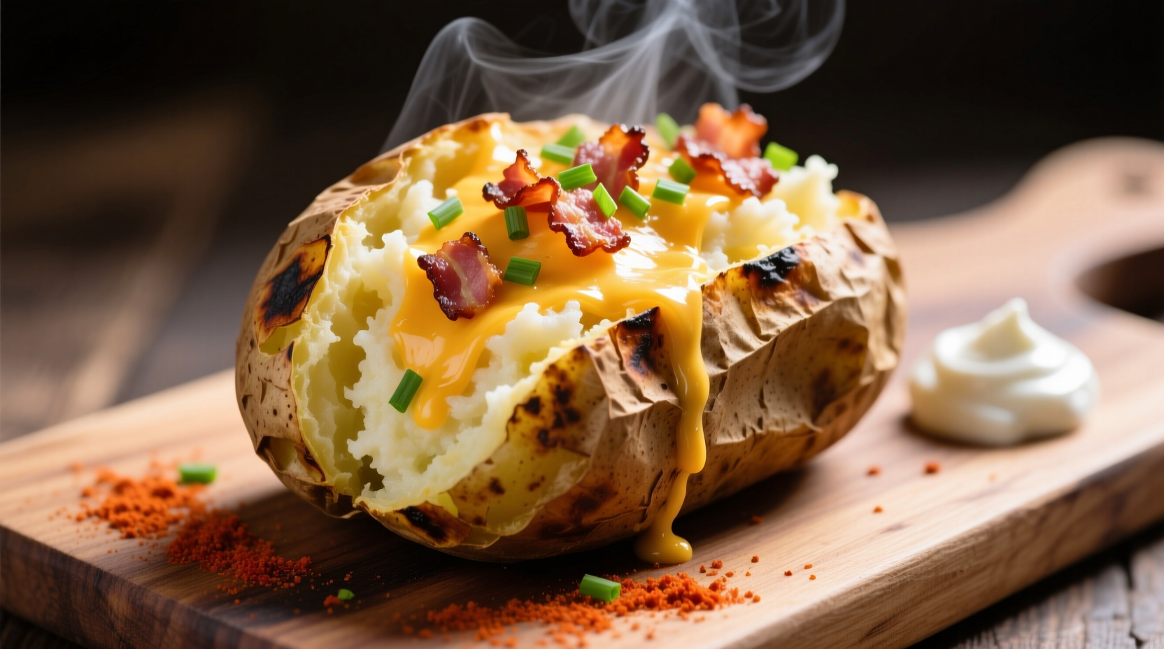 twice stuffed baked potato