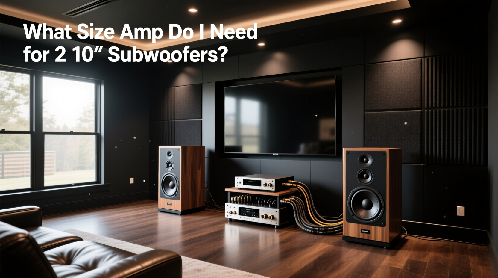 What size amp do I need for 2 10 subs? A practical guide