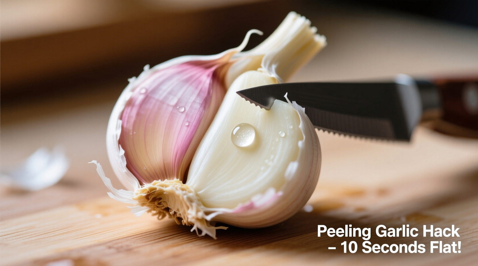 peeling garlic hack